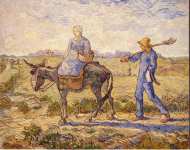 Gogh Vincent van Morning Going out to Work After Millet  - Hermitage